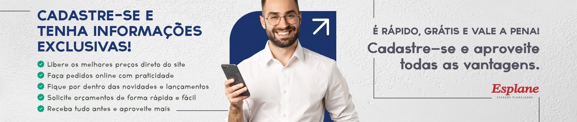 Cadastre-se e tenha informações exclusivas!