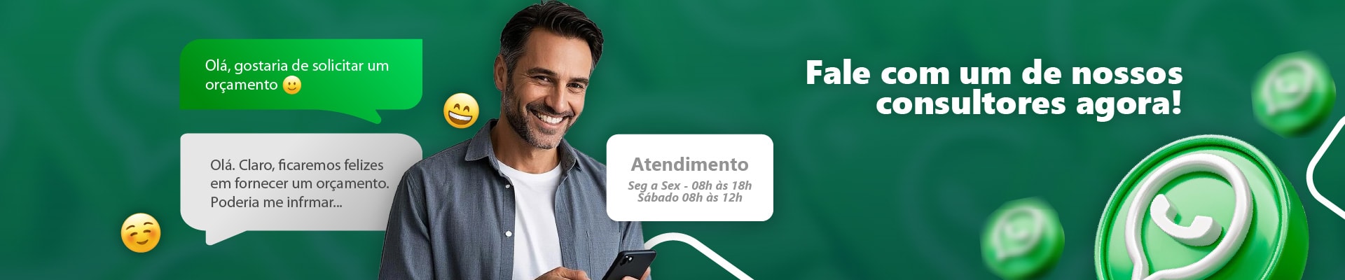 Fale com um de nossos consultores