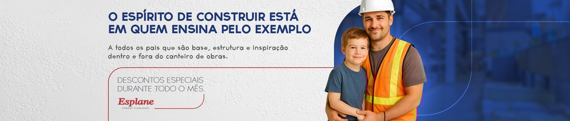 O espírito de construir está em quem ensina pelo exemplo