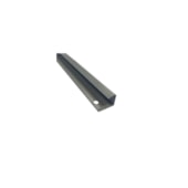Baguete divisória Rollfor 223 cinza ocidente 15 x 20 x 1185 mm