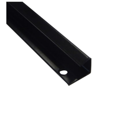 Baguete divisória Rollfor 223 preta 15 x 20 x 1185 mm