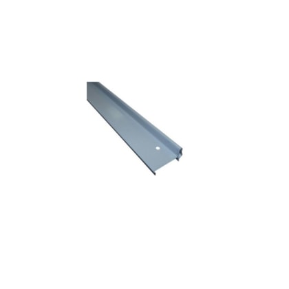 Batente horizontal divisória Rollfor liso 220 prata 25 x 45 x 840 mm