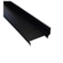 Batente horizontal divisória Rollfor liso 220 preto 25 x 45 x 840 mm
