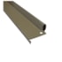 Batente vertical divisória Rollfor liso 220 bege 24 x 45 x 2142 mm