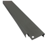 Batente vertical divisória Rollfor liso 220 cinza ocidente 24 x 45 x 2142 mm