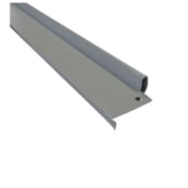 Batente vertical divisória Rollfor liso 220 prata 24 x 45 x 2142 mm