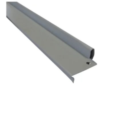 Batente vertical divisória Rollfor liso 220 prata 24 x 45 x 2142 mm