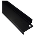 Batente vertical divisória Rollfor liso 220 preto 24 x 45 x 2142 mm
