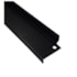Batente vertical divisória Rollfor liso 220 preto 24 x 45 x 2142 mm