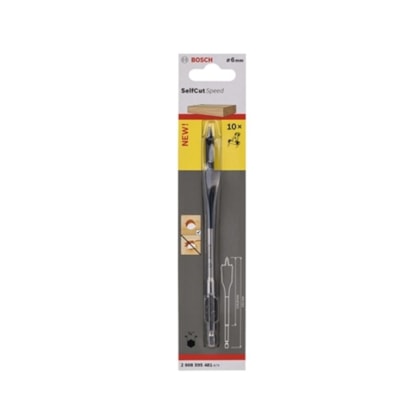 Broca chata para madeira Bosch Self Cut 6 x 152 mm