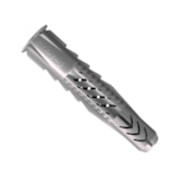 Bucha plástica com anel Fischer UX S10 universal 10 x 50 mm pacote 25 unid