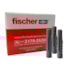 Bucha Plástica com anel Fischer UX S8 universal 8x40mm - pacote 50 unid