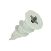 Bucha plástica Dryfix Ivplast p/ Drywall c/ ponta 4x30mm - pacote 100 unid Bucha plástica Dryfix Ivplast p/ Drywall c/ ponta 4x30mm - pacote 100 unid