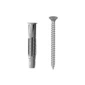 Bucha plástica Ivplast MU S10 p/ alvenaria c/ parafuso 10x62mm - pacote 50 unid Bucha plástica Ivplast MU S10 p/ alvenaria c/ parafuso 10x62mm - pacote 50 unid