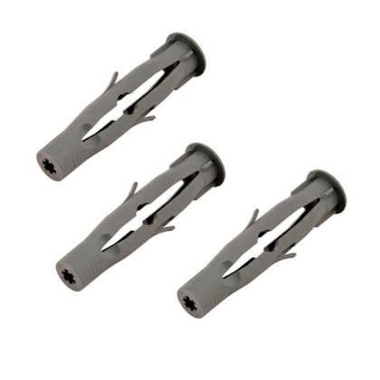 Bucha plástica para tijolo oco Ivplast S6 FR 6 x 35 mm pacote 200 unid