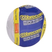 Cabo fio elétrico Cobrecom Flexicom branco 2,5 mm rolo 50 m