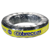 Cabo fio elétrico Cobrecom Flexicom preto 4 mm rolo 100 m