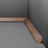 Cantoneira cordão MDF para piso Eucafloor Estilo cor 27 25 x 15 x 2400 mm