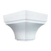 Cantoneira externa para forro PVC Plasbil Branco