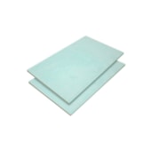 Chapa de gesso drywall Placo - Knauf RU verde 12,5 x 1200 x 2400 m