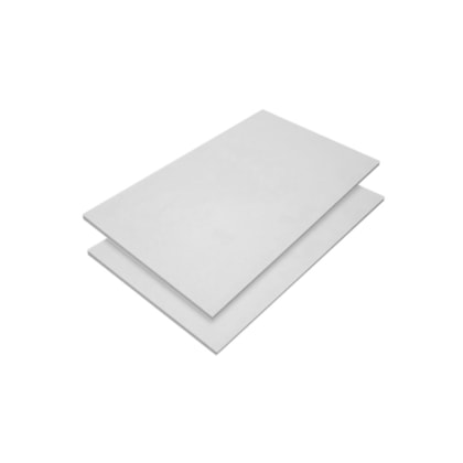 Chapa de gesso drywall Placo - Knauf Standart branca 12,5 x 1200 x 1800 m