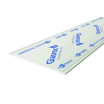 Chapa de gesso SP Glass Placo - Knauf 12,5 x 1200 x 2400 mm