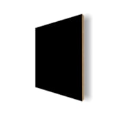 Chapa de MDF Flora 2F Tx preta 18mm x 1,85m x 2,75m