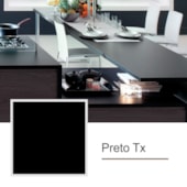 Chapa de MDF Flora 2F Tx preta 18mm x 1,85m x 2,75m