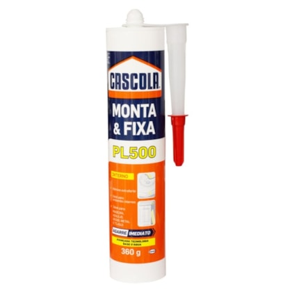 Cola adesiva Cascola Monta e Fixa PL500 360g