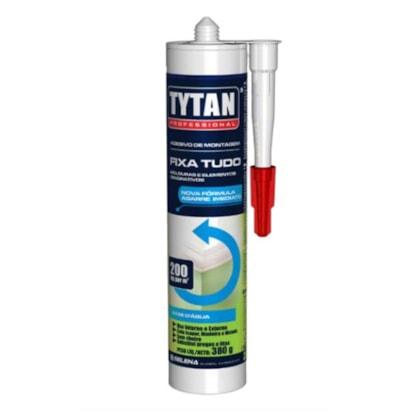 Cola Adesiva Tytan Fixtudo branca 380 g
