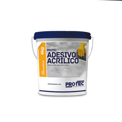 Cola Adesivo Acrílico Protec 4 kg