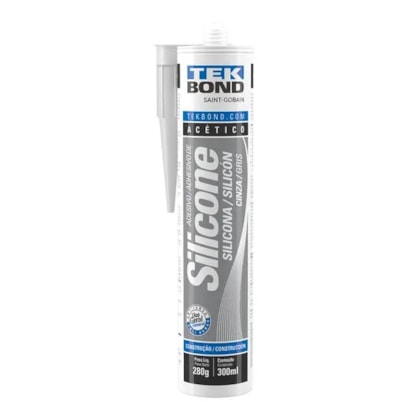 Cola Adesivo de PU Tekbond 40 Fix cinza 387g