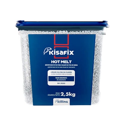 Cola granulada Kisafix Hot Melt transparente 2,5 kg