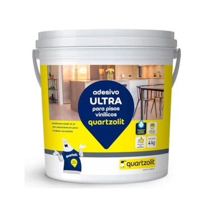 Cola para piso vinílico Weber Quartzolit Ultra 4 kg