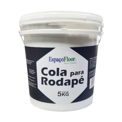 Cola para rodapé EspaçoFloor branca 5 kg