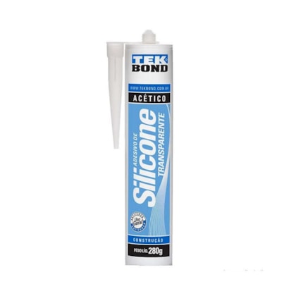 Cola silicone acetico Tekbond incolor 280g