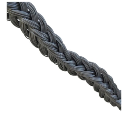 Cordão de nylon para piso Cordoflex prata 1 m