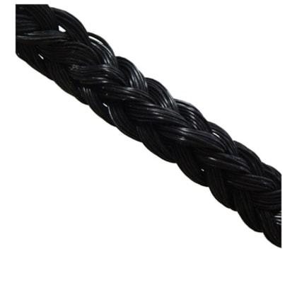 Cordão de nylon para piso Cordoflex preto 1 m