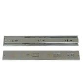 Corrediça telescópica com amortecedor EspaçoFix para 35kg abertura 350 mm