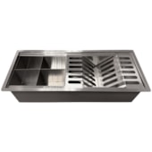 Cuba gourmet calha escorredora EspaçoKB 4518 inox escovado