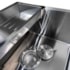 Cuba gourmet com acessórios EspaçoKB H4444 inox escovado