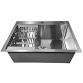 Cuba Gourmet com acessorios EspaçoKB H6045 inox escovado Cuba Gourmet com acessorios EspaçoKB H6045 inox escovado