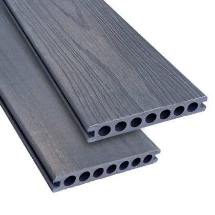 Deck WPC Esplane EspaçoFloor Régua Silver Grey 15x290cm