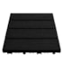 Deck WPC madeira plástica EspaçoFloor Modular black 30 x 30 cm