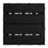 Deck WPC madeira plástica EspaçoFloor Modular black 30 x 30 cm