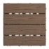 Deck WPC Madeira Plástica EspaçoFloor modular Carvalho Coffee 30x30cm