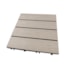 Deck WPC Madeira Plástica EspaçoFloor modular Carvalho Natural 30x30cm