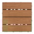 Deck WPC Madeira Plástica EspaçoFloor modular Carvalho Natural 30x30cm