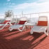 Deck WPC madeira plástica EspaçoFloor Modular carvalho red brown 30 x 30 cm