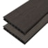 Deck WPC madeira plástica EspaçoFloor Régua carvalho escuro brown 15 x 290 cm